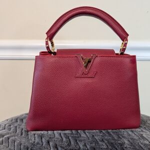 Elegant Red Designer Handbag